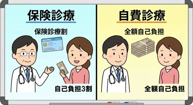保険診療と自由診療の違い