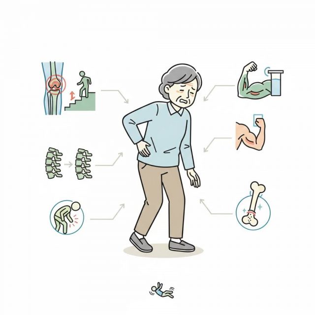 ロコモティブシンドローム（ロコモ）とは？原因・症状・予防法をわかりやすく解説
