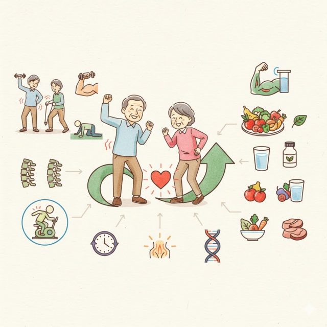 運動療法（リハビリ）と栄養管理｜筋力強化・QOL向上・熱中症予防の重要性