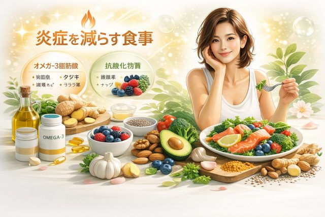 炎症を減らす栄養摂取法｜慢性的な体の不調を食事で改善する方法