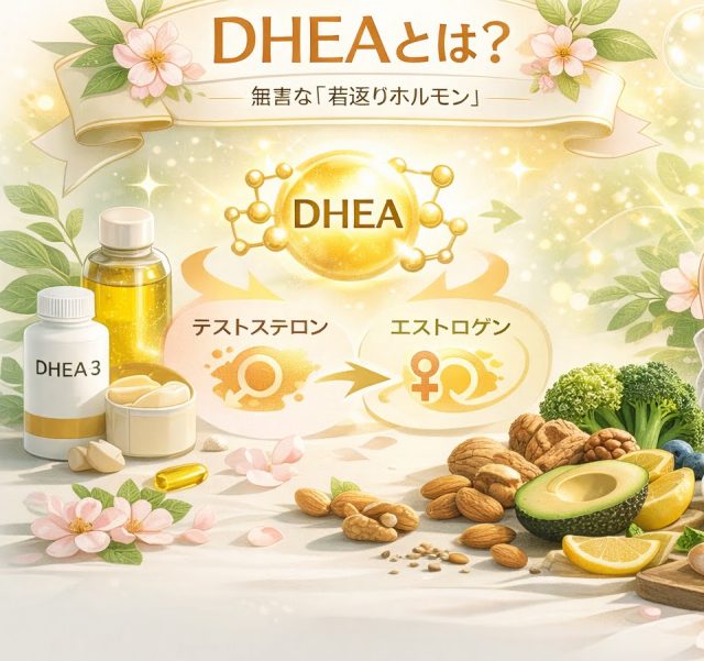 DHEA（若返りホルモン）とは？分泌を高めて老化を防ぐ生活習慣と効果